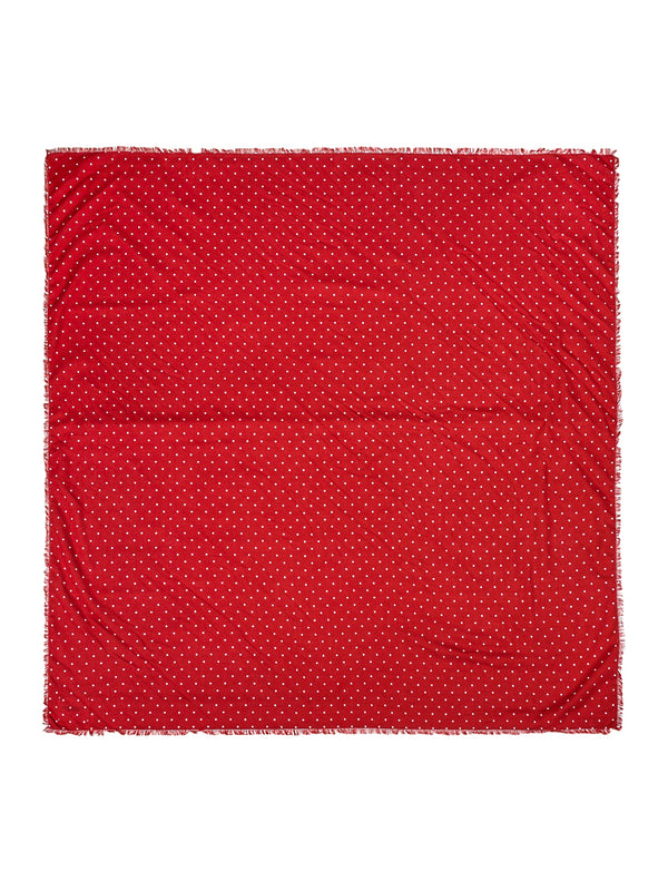 huge spuare scarf.(polka dots)