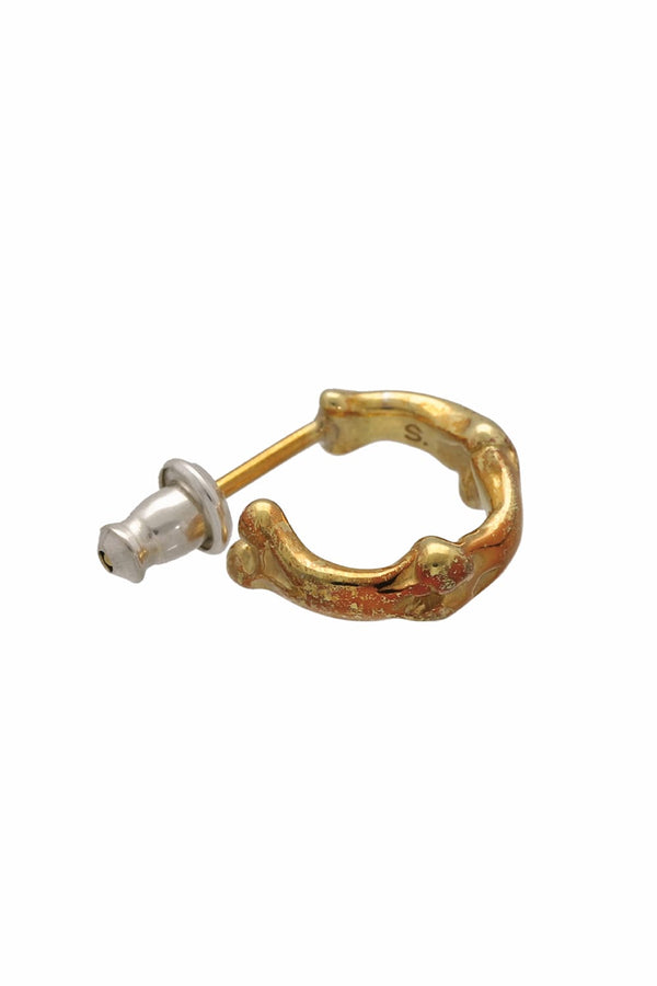 Bone shaped earrings-S-(9mm)