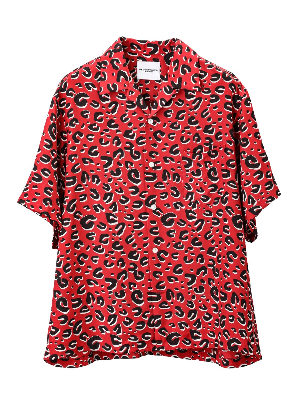 hawaiian shirt.(leopard）